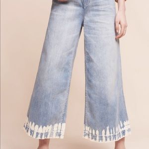 Anthropologie Pilcro Ultra High-Rise Bleached Hem